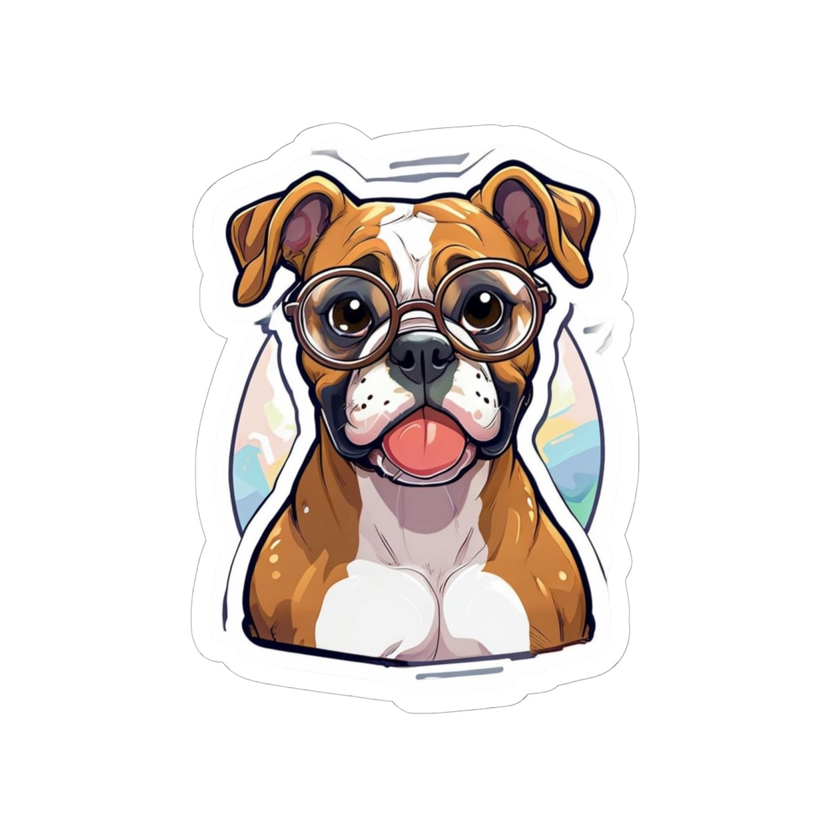 Boxer Dog Sticker