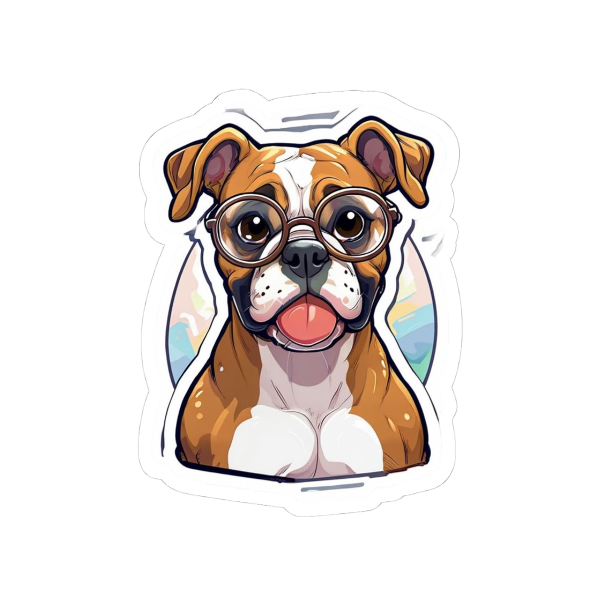 Boxer Dog Sticker