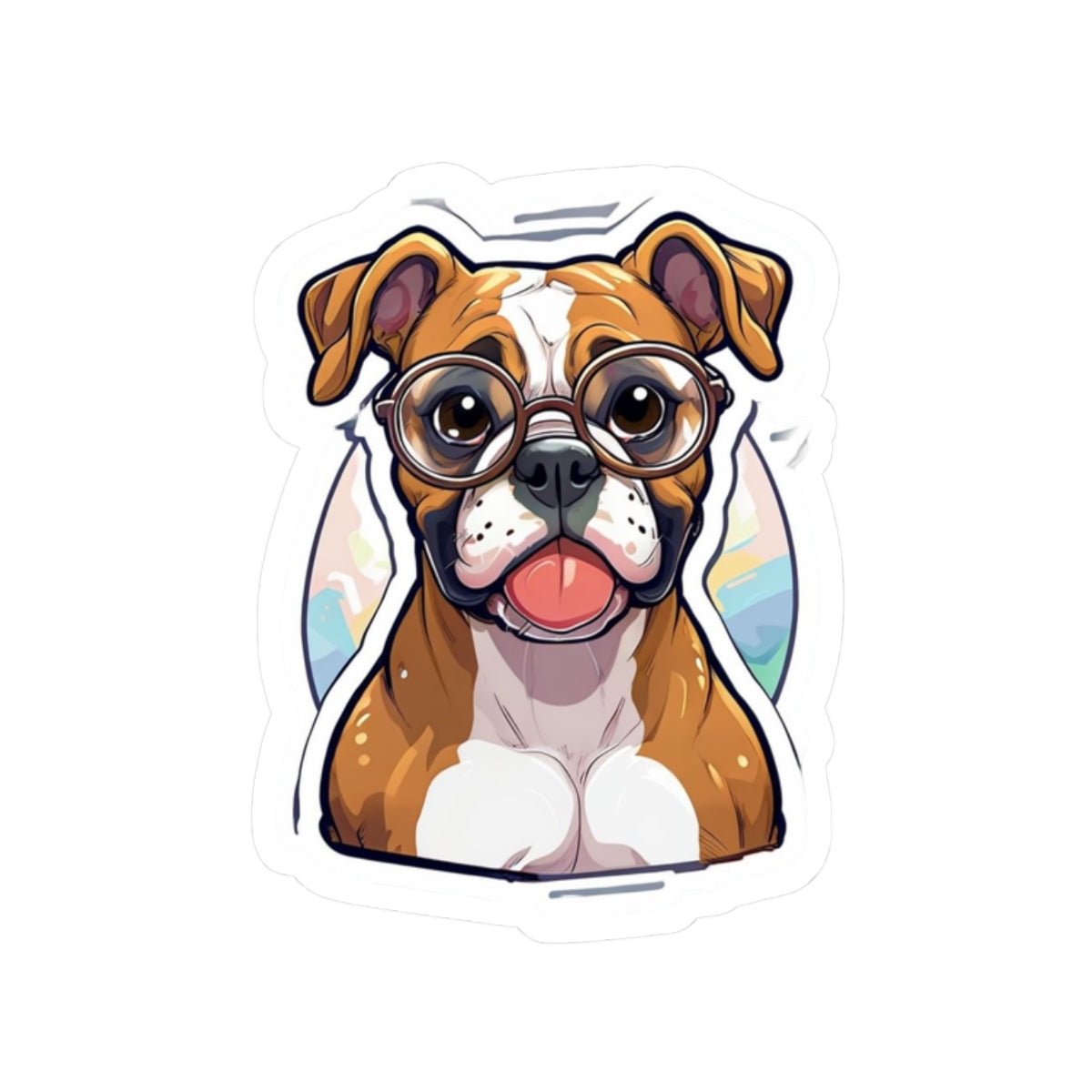 Boxer Dog Sticker